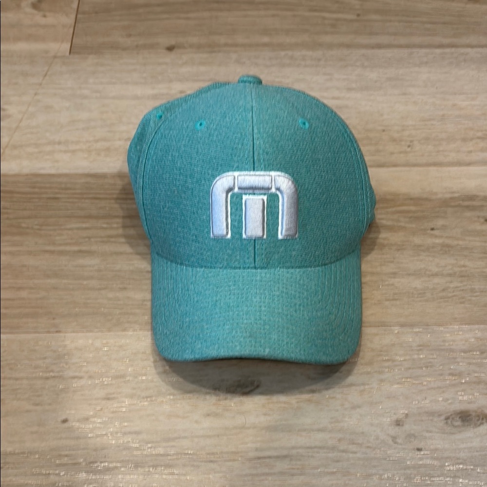 Travis Matthew Teal Flexfit Cap with White Accents